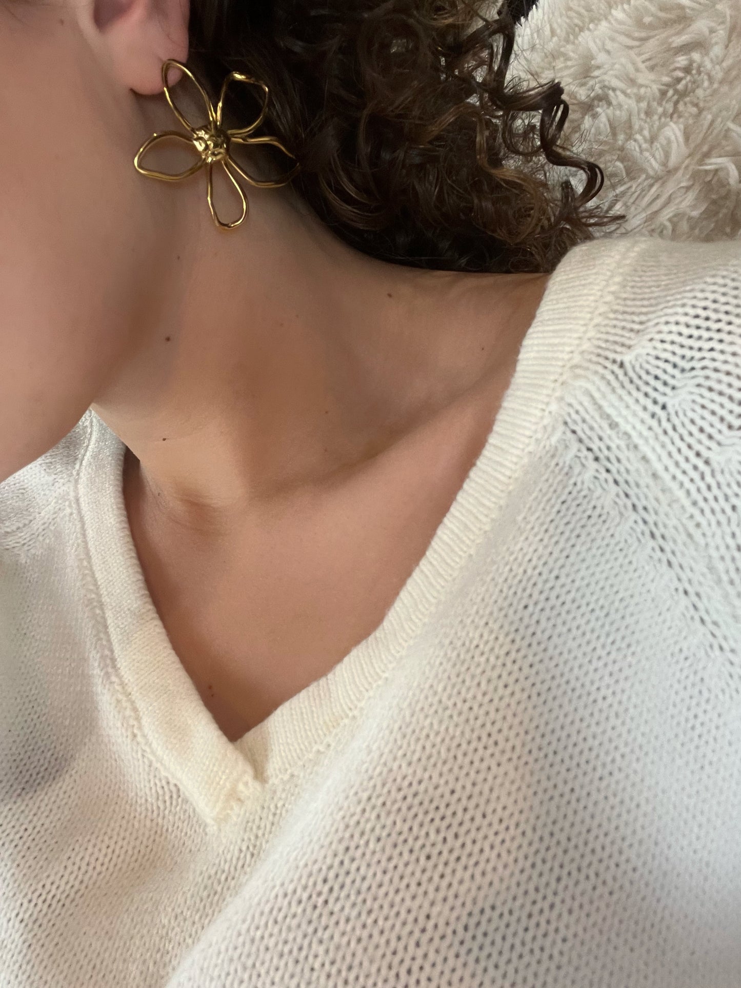 Boucles d’oreilles Bloom - Acier inoxydable