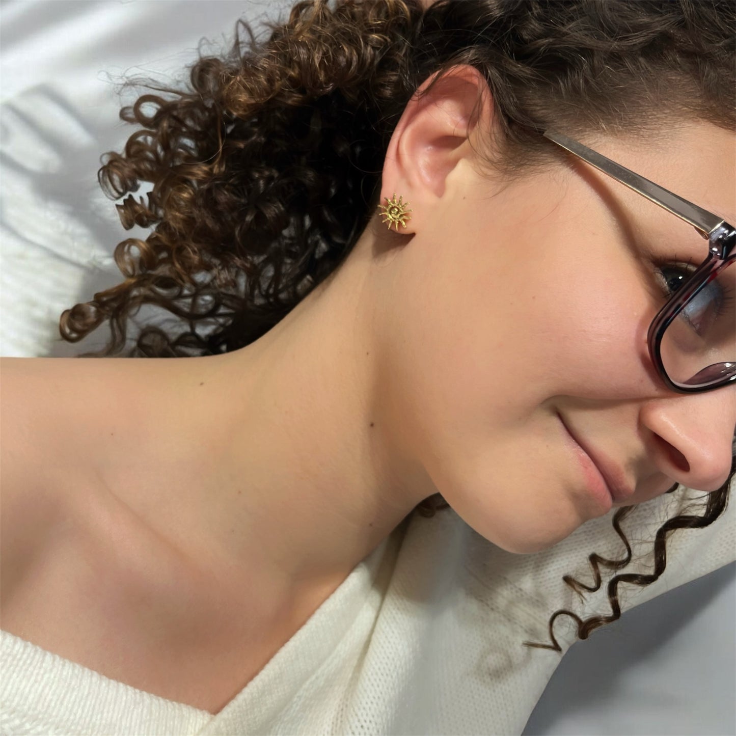 Boucles d’oreilles Sun -Acier inoxydable