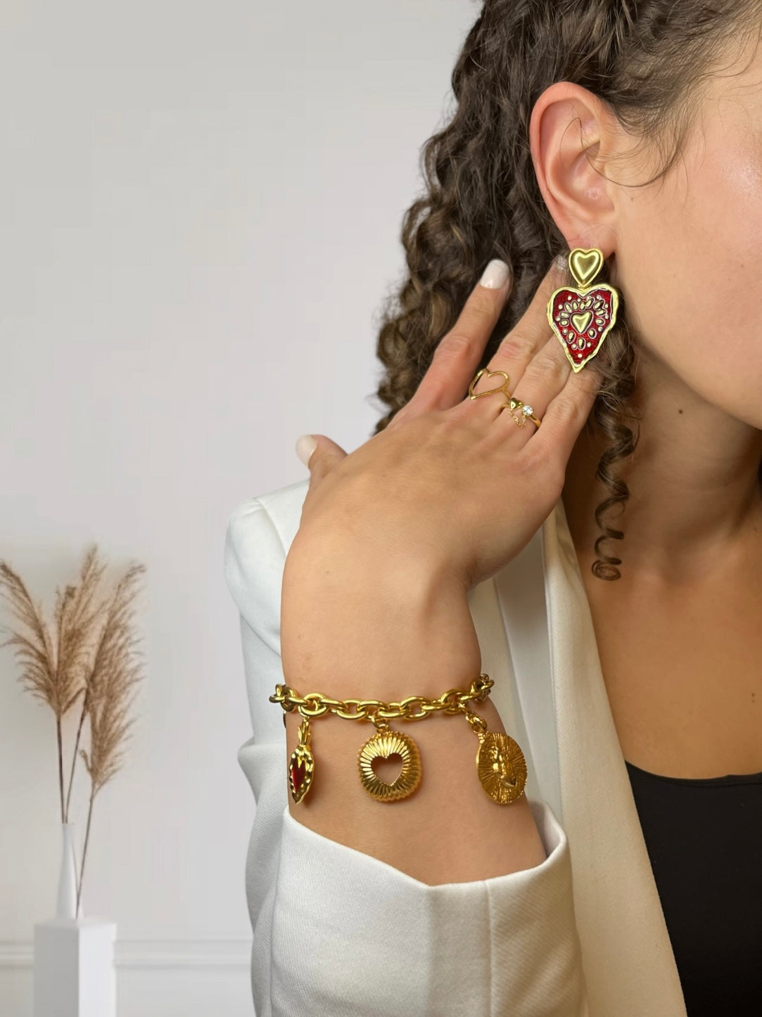 Boucles d'oreilles Love
