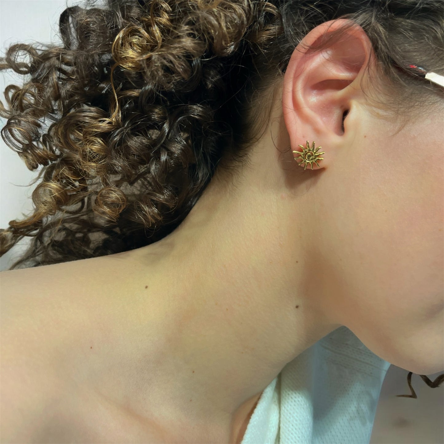 Boucles d’oreilles Sun -Acier inoxydable