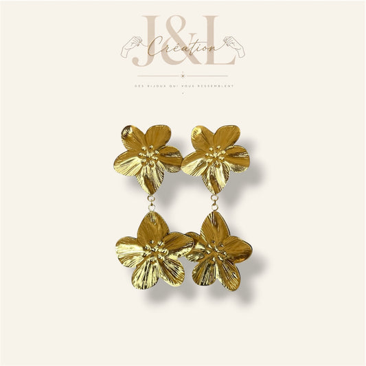 Boucles d’oreilles Camélia