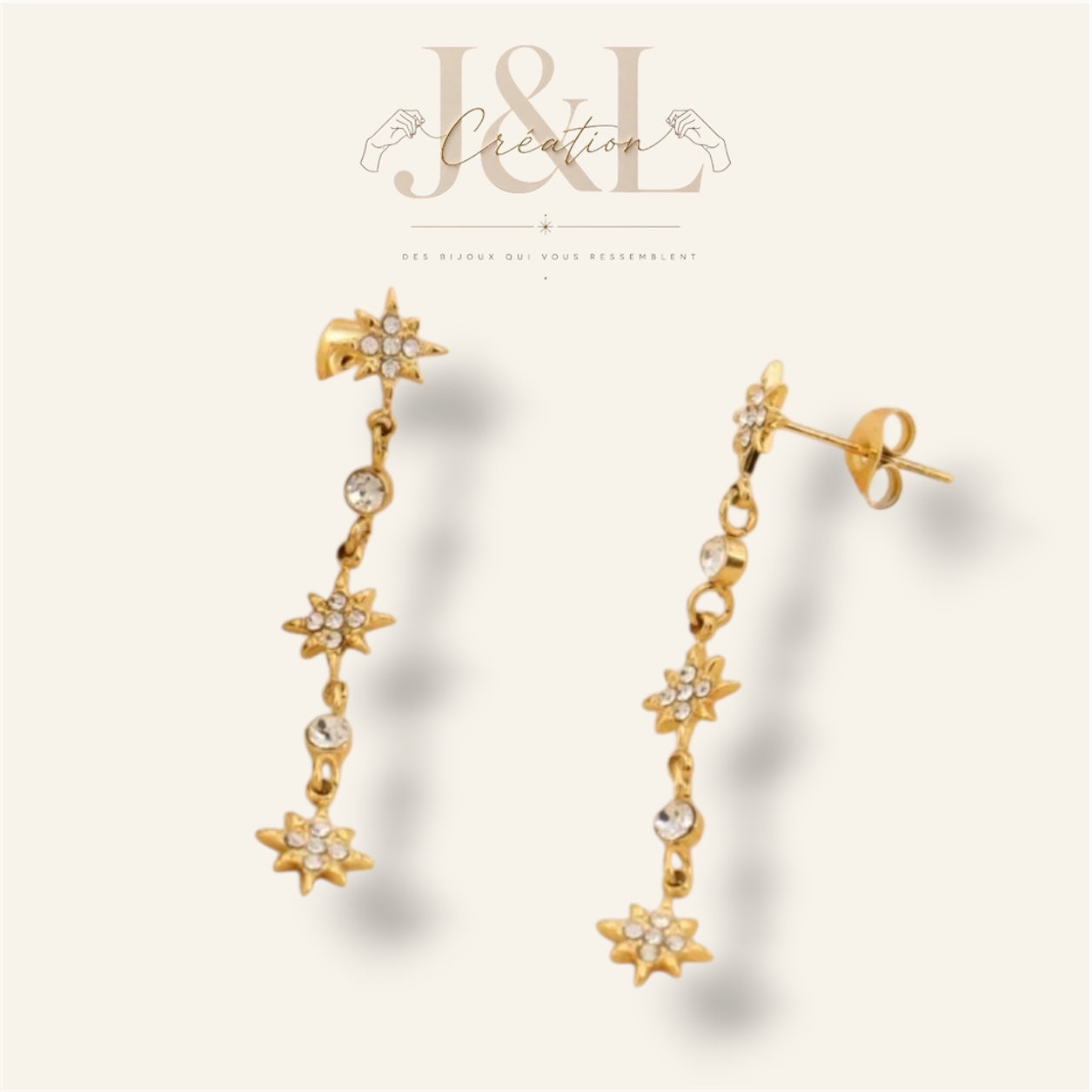 Boucles d'oreilles Luna