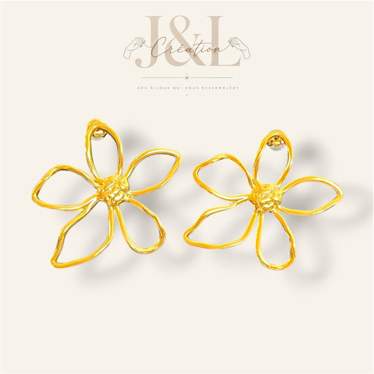 Boucles d’oreilles Bloom - Acier inoxydable