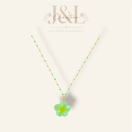 Collier Vaïa vert
