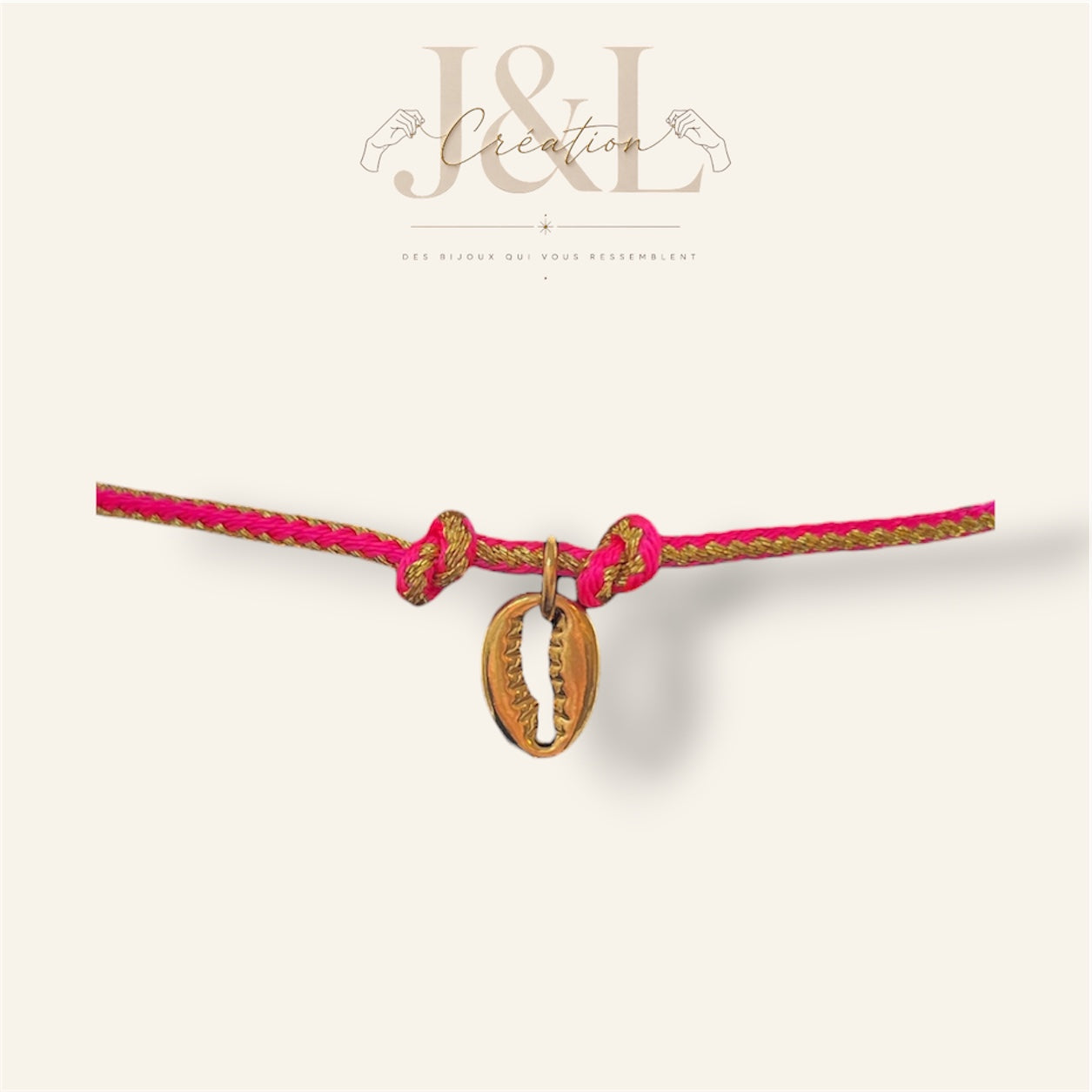 Bracelet Playa Rose Flashy et doré Couillage - Acier inoxydable