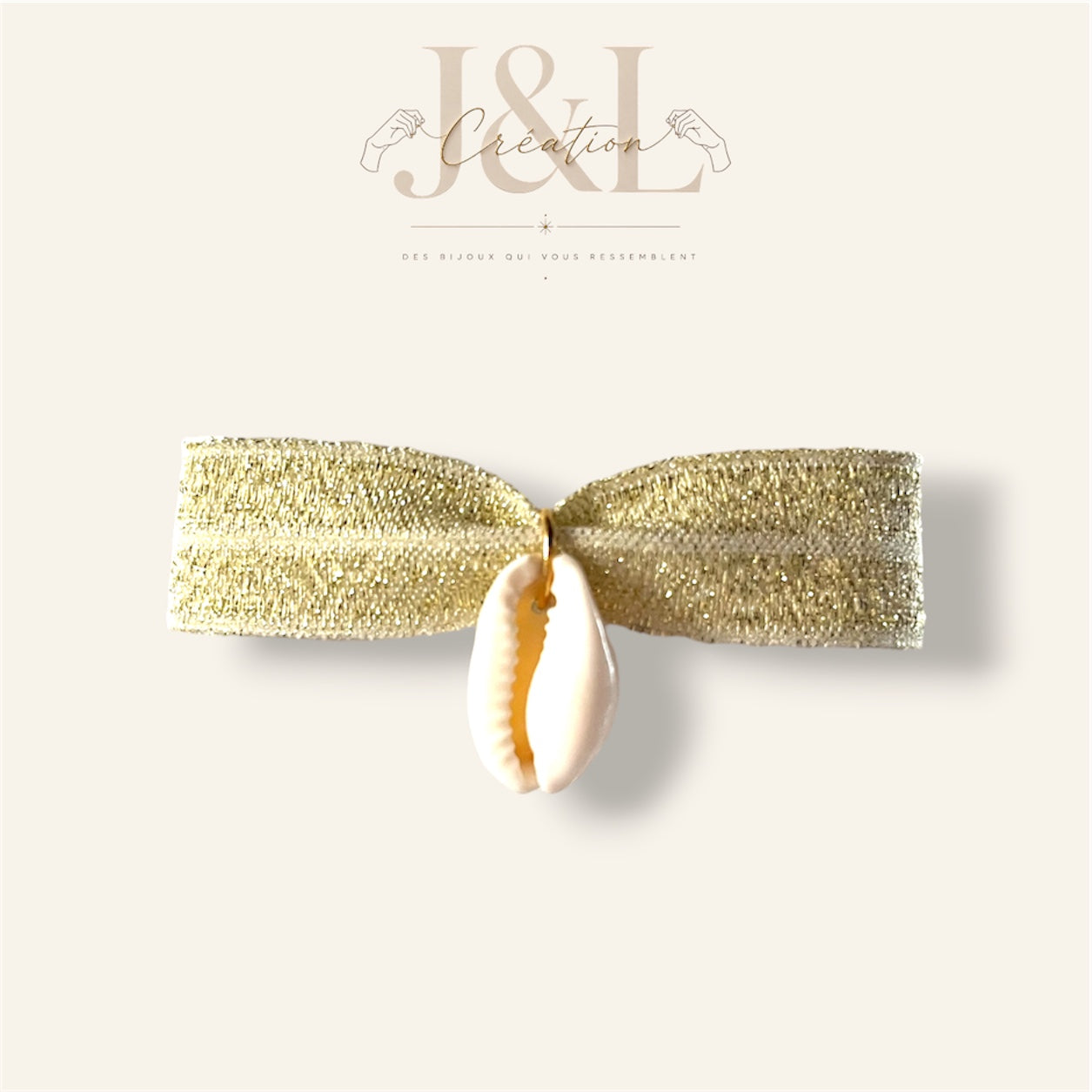 Bracelet Shiny doré - Coquillage