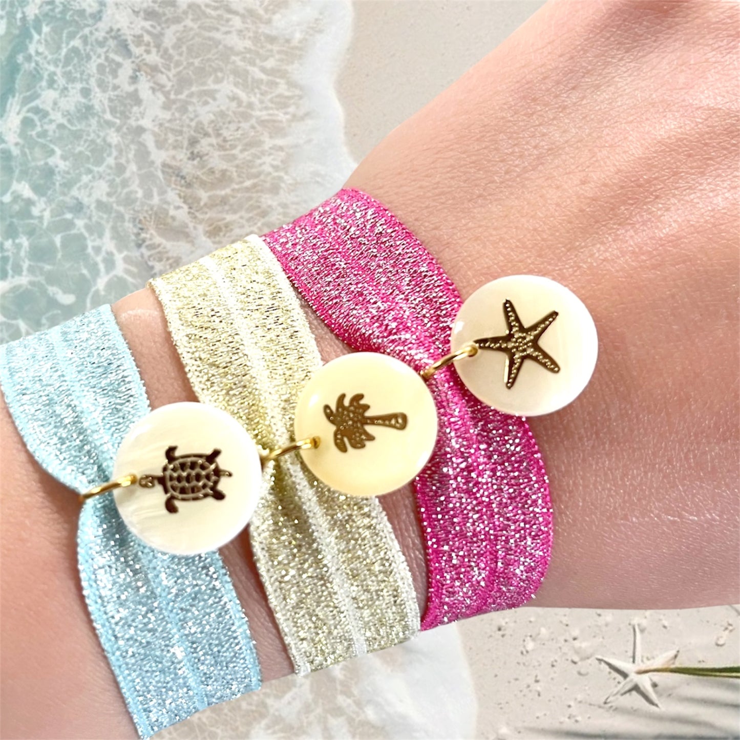 Bracelet Shiny doré- palmier